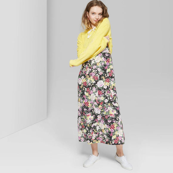 Floral Print Strappy Tie Front Midi Slip Dress - Picture 3 of 3